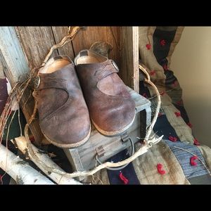 Haflinger brown suede clogs women’s 38